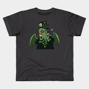 Gentleman Villain Cthulhu Kids T-Shirt